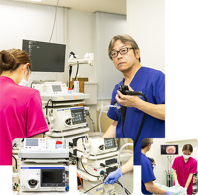 FEATURE 01 消化器内視鏡専門医による正確な検査