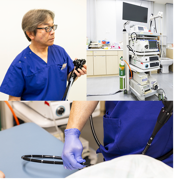 FEATURE 04 患者様の負担が少ないEMR治療にも対応